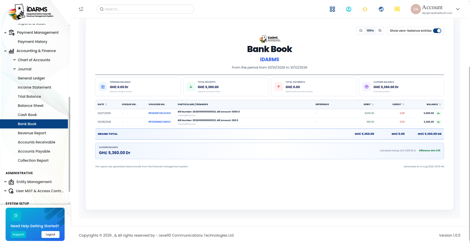 Bank Book