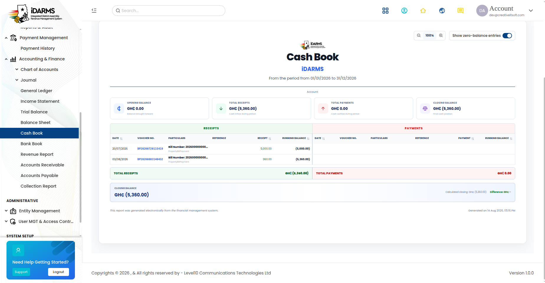 Cash Book
