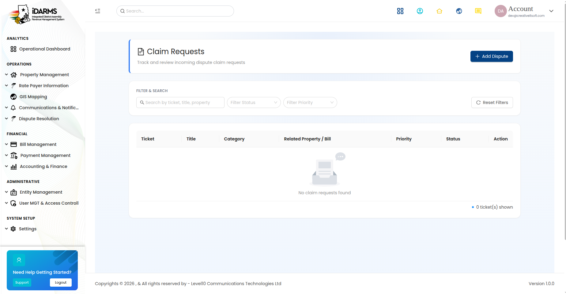 Claim Requests